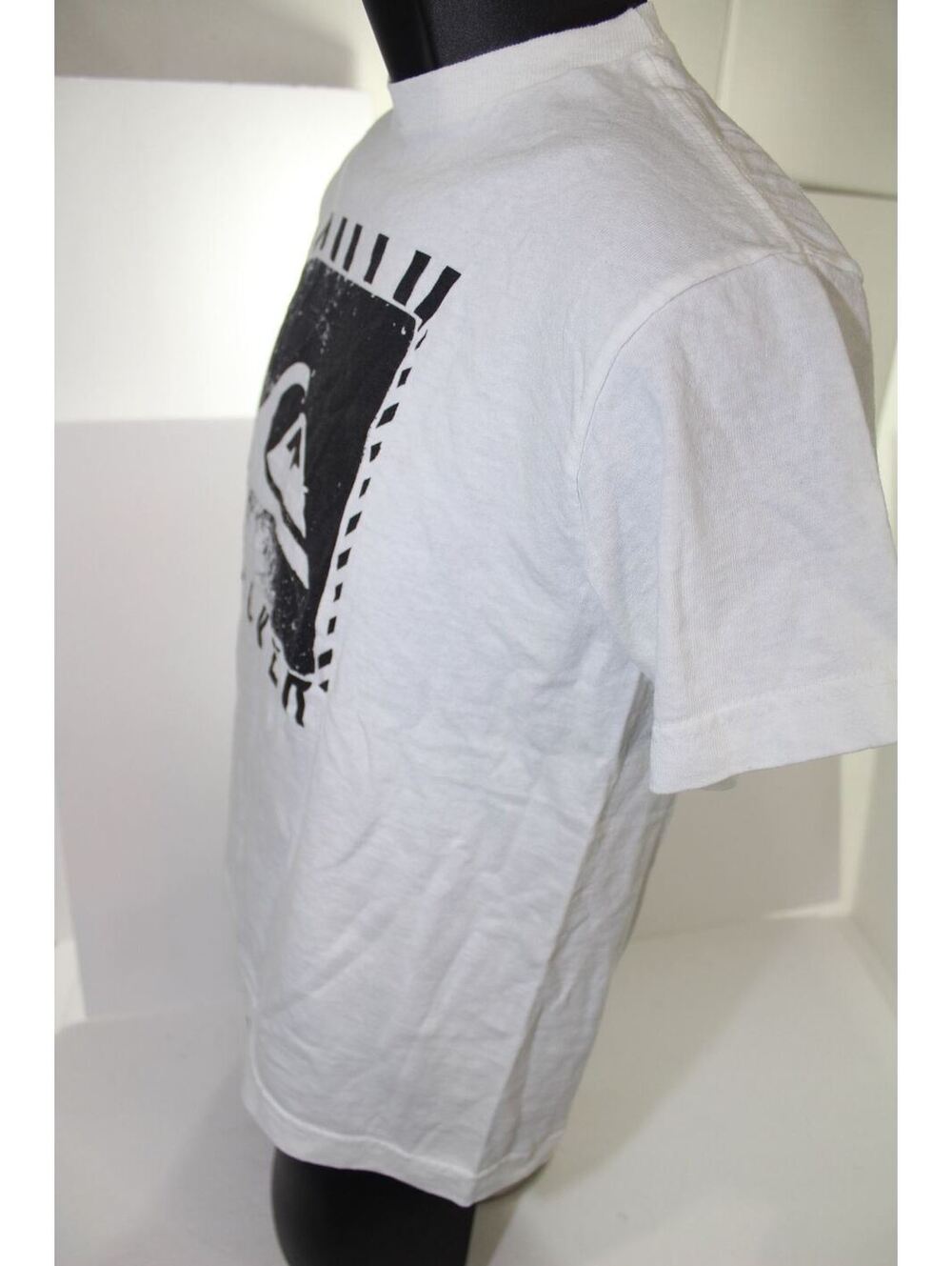 Quiksilver Surfing Kids Unisex Crew Neck T Shirt Size Youth Medium White - Picture 2 of 6